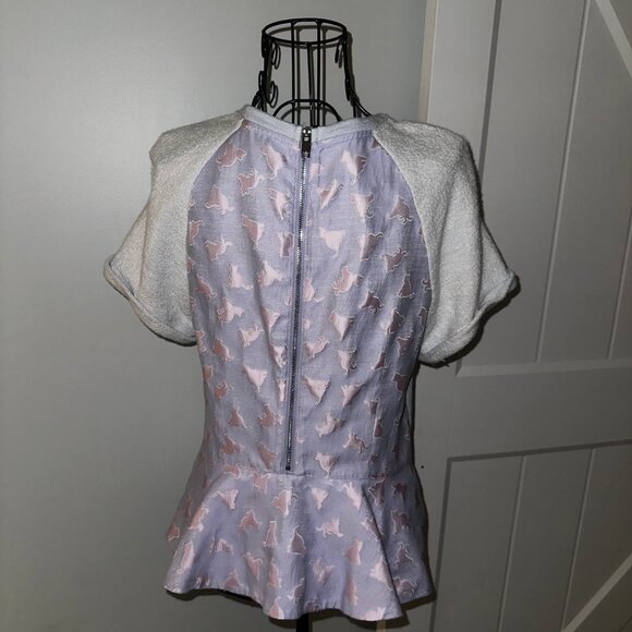 Cat print cosplay medium top EUC - Picture 3 of 4